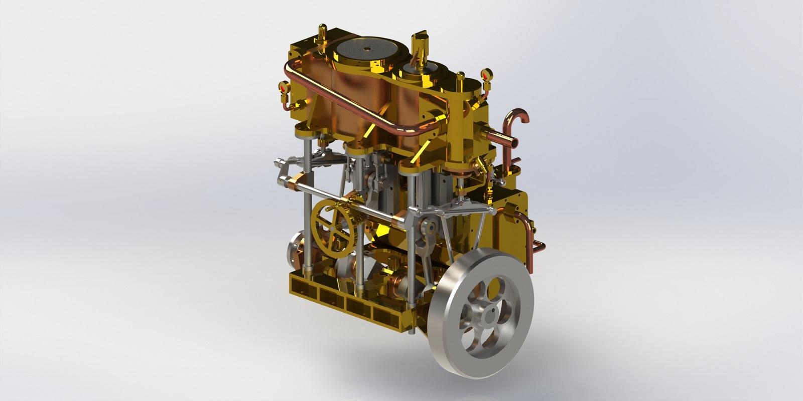 Porizm Store | Compound Condensing Steam Engine
