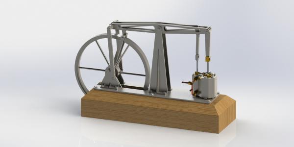 Balance Beam Steam Engine
